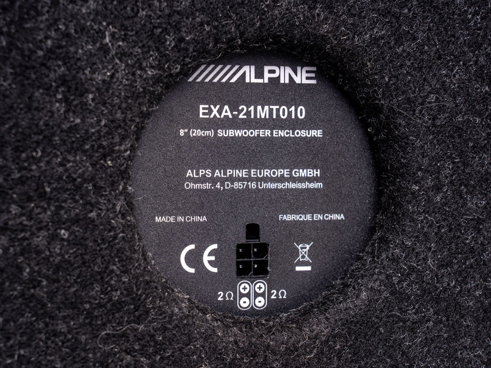 ALPINE SWC-D84T6 Underseat Subwoofer designed from Transporter T6/ T6.1