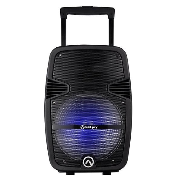Amplify AM-3902-15 Gladiator 15 Series 15″ Bluetooth, USB and SD card reader Trolley Speaker