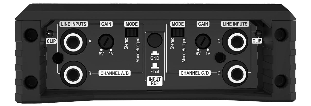 Helix Amplify 204 Direct 4 Channel DSP Input Bridgeable Stereo Amplifier