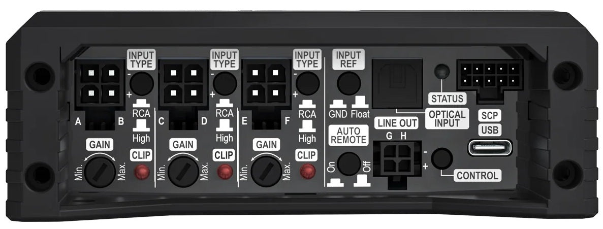 Helix Amplify 206 DSP 6 Channel Amplifier with 8 Channel Digital Sound Processor