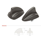 Universal Roof Mount Digital Radio (DAB/DAB+) AM/FM & GPS Shark 2 Fin Antenna ANC 7677810