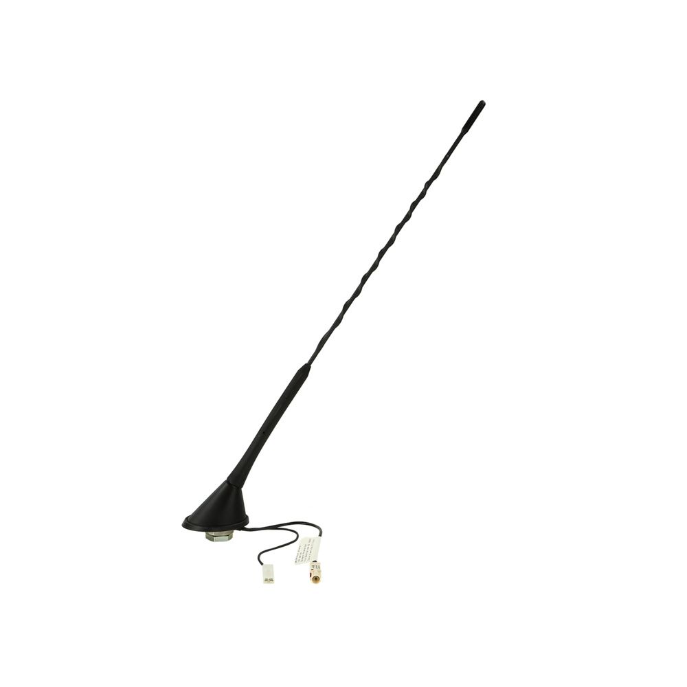 Universal AM/FM connector on this antenna is a white male Fakra ANC7677874
