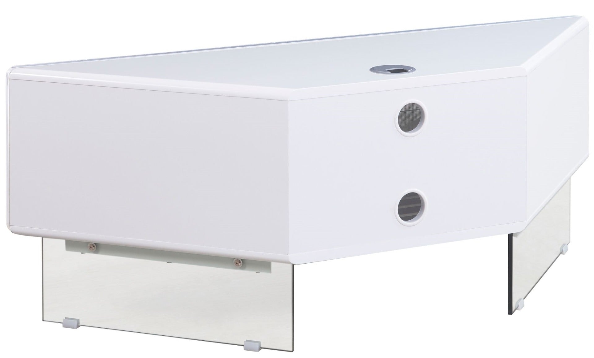 MDA Designs Antares High Gloss White TV Cabinet