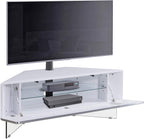 MDA Designs Antares High Gloss White Cantilever TV Cabinet