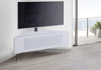 MDA Designs Antares High Gloss White Cantilever TV Cabinet