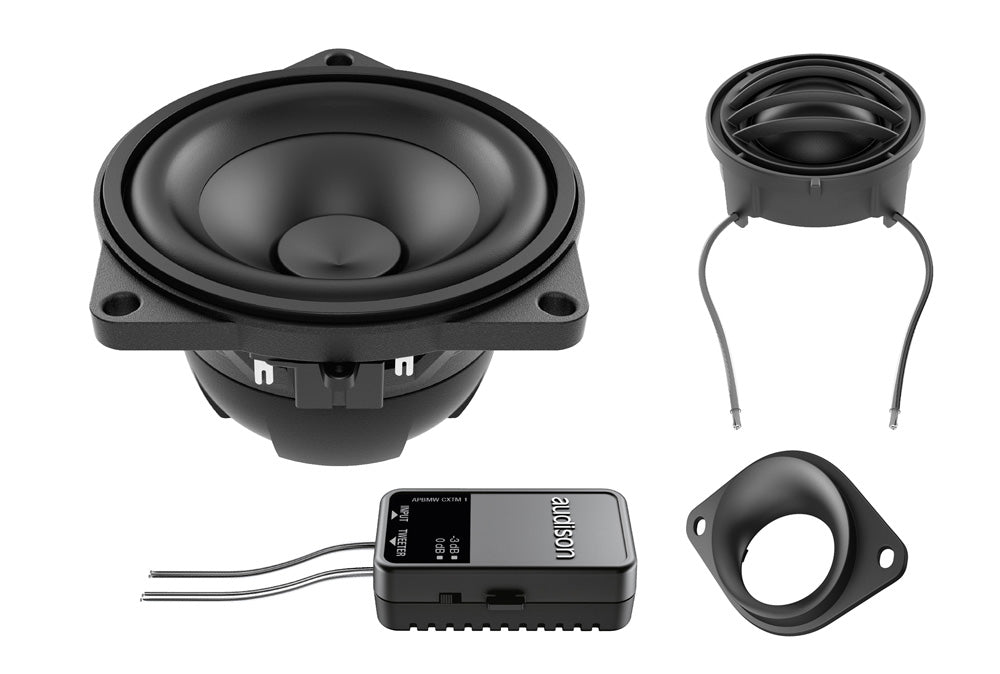 Audison APBMW K4E - 10cm Prima 2-way component speakers for BMW & Mini