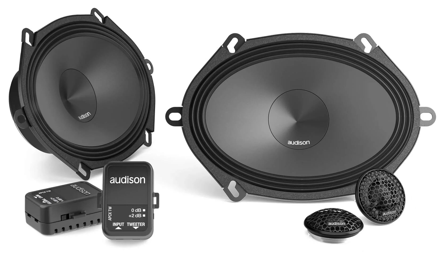 Audison Prima APK 570 Elliptical 300W 5" x 7" 2-Way Component Car Speakers