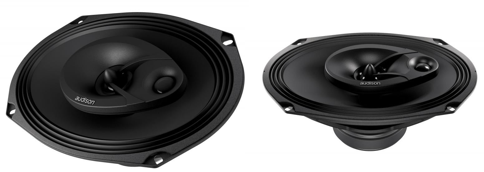 Audison Prima APX690 - 3 Way 300W Elliptical Coaxial Speakers