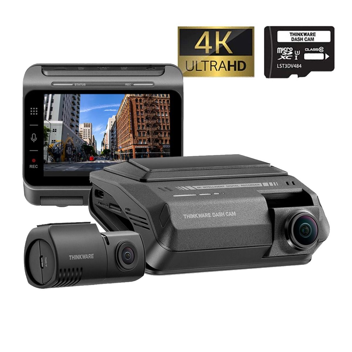 Thinkware ARC900 - 2 Channel 4K UHD Front & 2K QHD Rear Dashcam