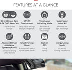Thinkware ARC900 - 2 Channel 4K UHD Front & 2K QHD Rear Dashcam