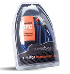 Powerbass ARCA-1.5 - 1.5" 0.45m Double Shielded RCA Cable