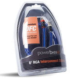PowerBass ARCA-6 - 17foot  Double Shielded RCA Cable