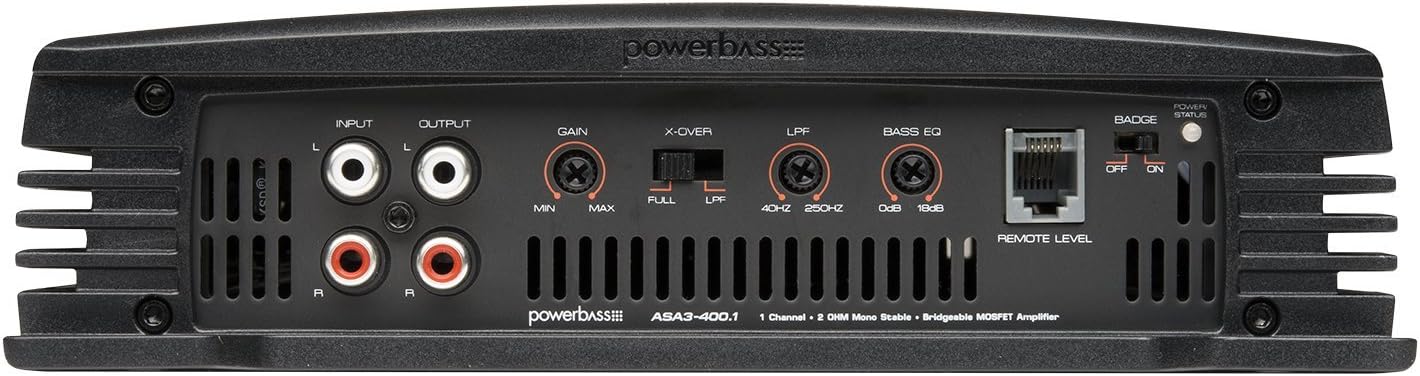 PowerBass ASA3-400.1 - Class-A/B Mono Amplifier 400W