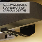 SANUS ASBWM1-B1 Accents Soundbar Mount - Black