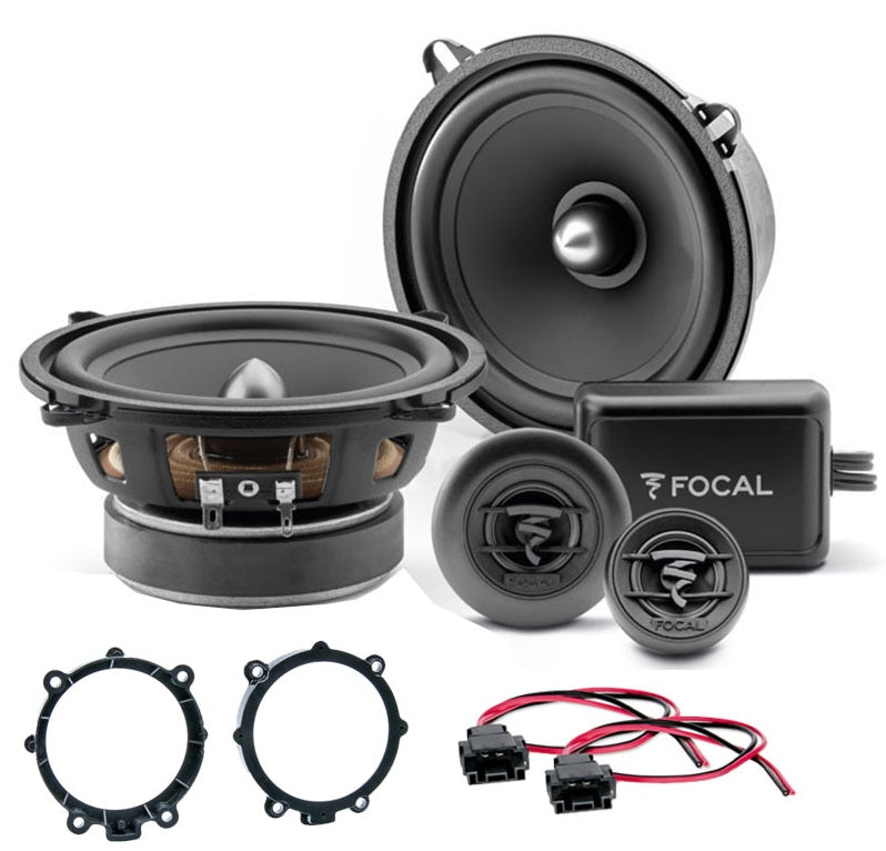 Mercedes Sprinter, Viano, Vito / VW Crafter Focal ASE 130 5.25" 2 Way Component Car Front Door Speaker Upgrade + CT25MC19