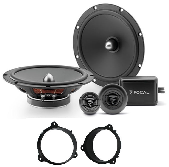 Ford Galaxy, S-Max 2006 onwards Focal ASE 165 6.5" Front and Rear Door Car Speakers Upgrade Kit