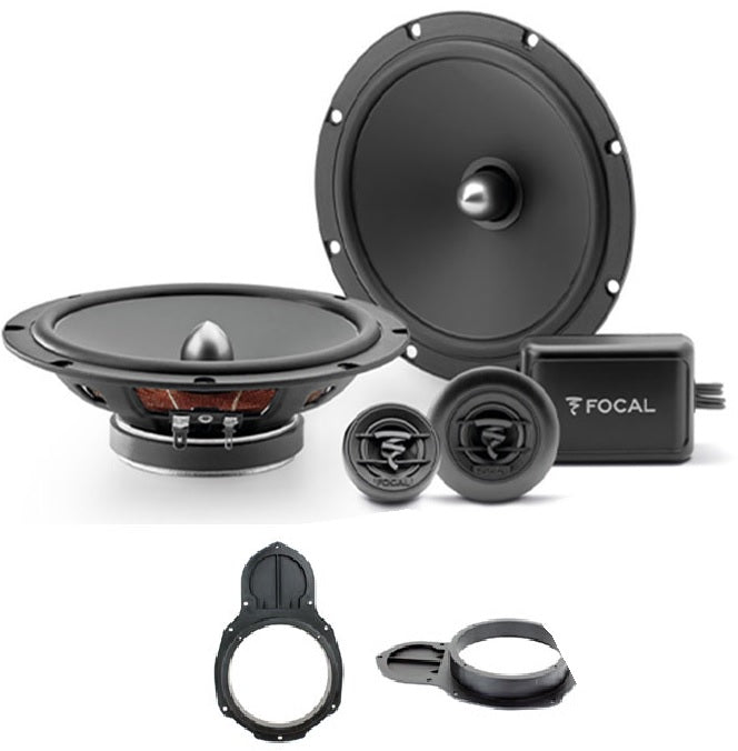 VW Passat & CC B6/B7 Models Focal ASE165S 16.5cm 2 Way Front Doors Car Speakers Upgrade Kit