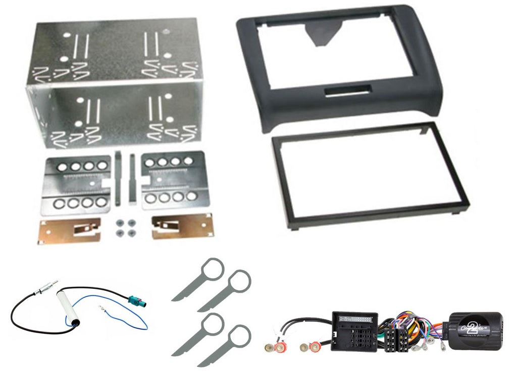 Audi TT 2006-2014 8J with Digital Amp / Bose Double Din Stereo Fitting Kit