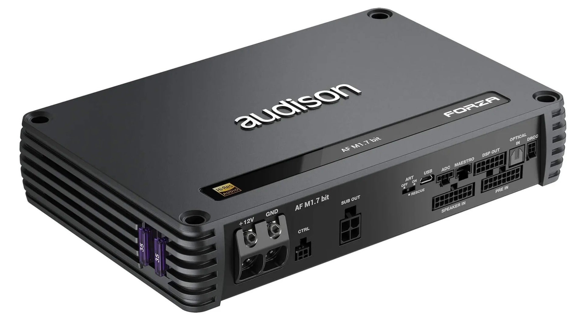 Audison AF M1.7 bit - Mono DSP 7-Channel Amplifier With DSP - 1200W RMS