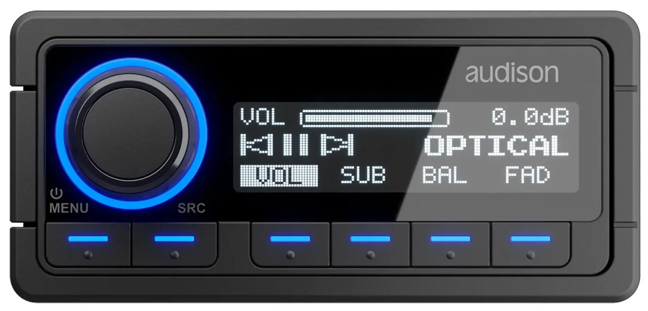 Audison DRC MP CAN Digital Remote Control & Display for Forza DSP Amplifiers