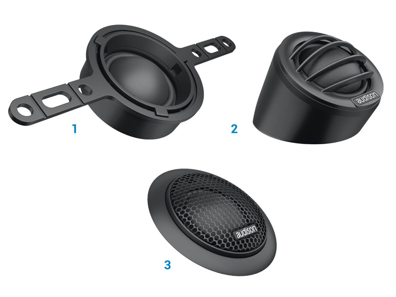 Audison Prima AP1P - 150 Watt Tetolon Fibre 29mm Tweeters