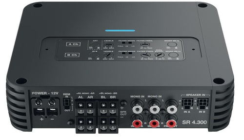 Audison SR4.300 - 4 Channel Compact High Powered Amplifier 500W