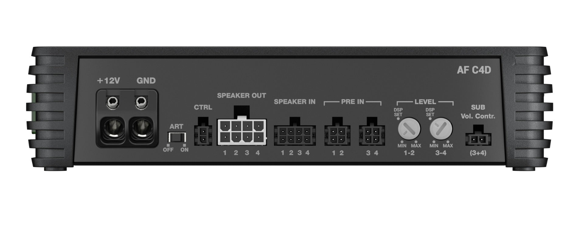 Audison Forza AF C4D Amplifier 600 W total power 4 x 150 W @ 2ohm D-class Fully Bridgeable