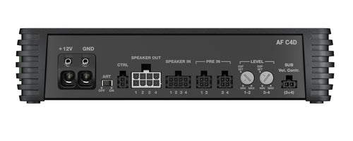 Audison Forza AF C4D Amplifier 600 W total power 4 x 150 W @ 2ohm D-class Fully Bridgeable