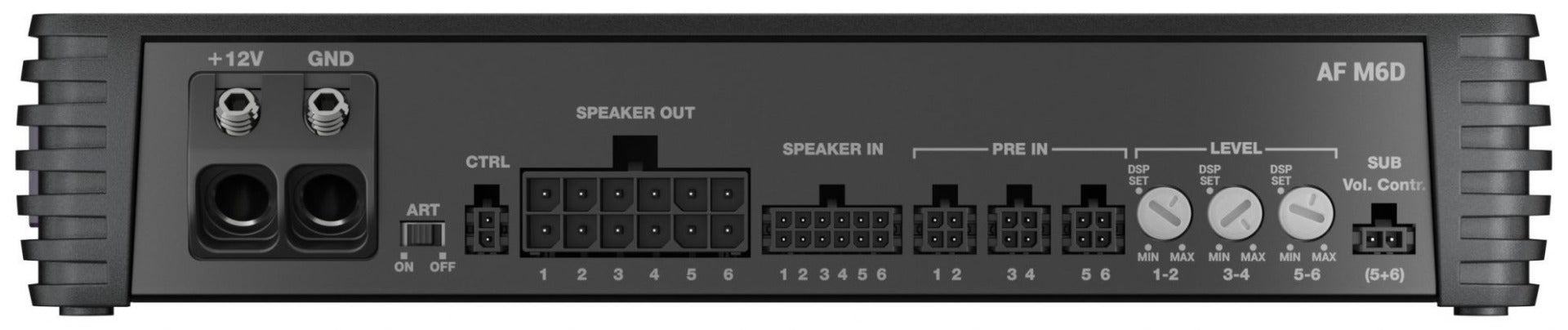 Audison Forza AF M6D Amplifier 6 Channel Bridgeable Class D Amp 1320w RMS