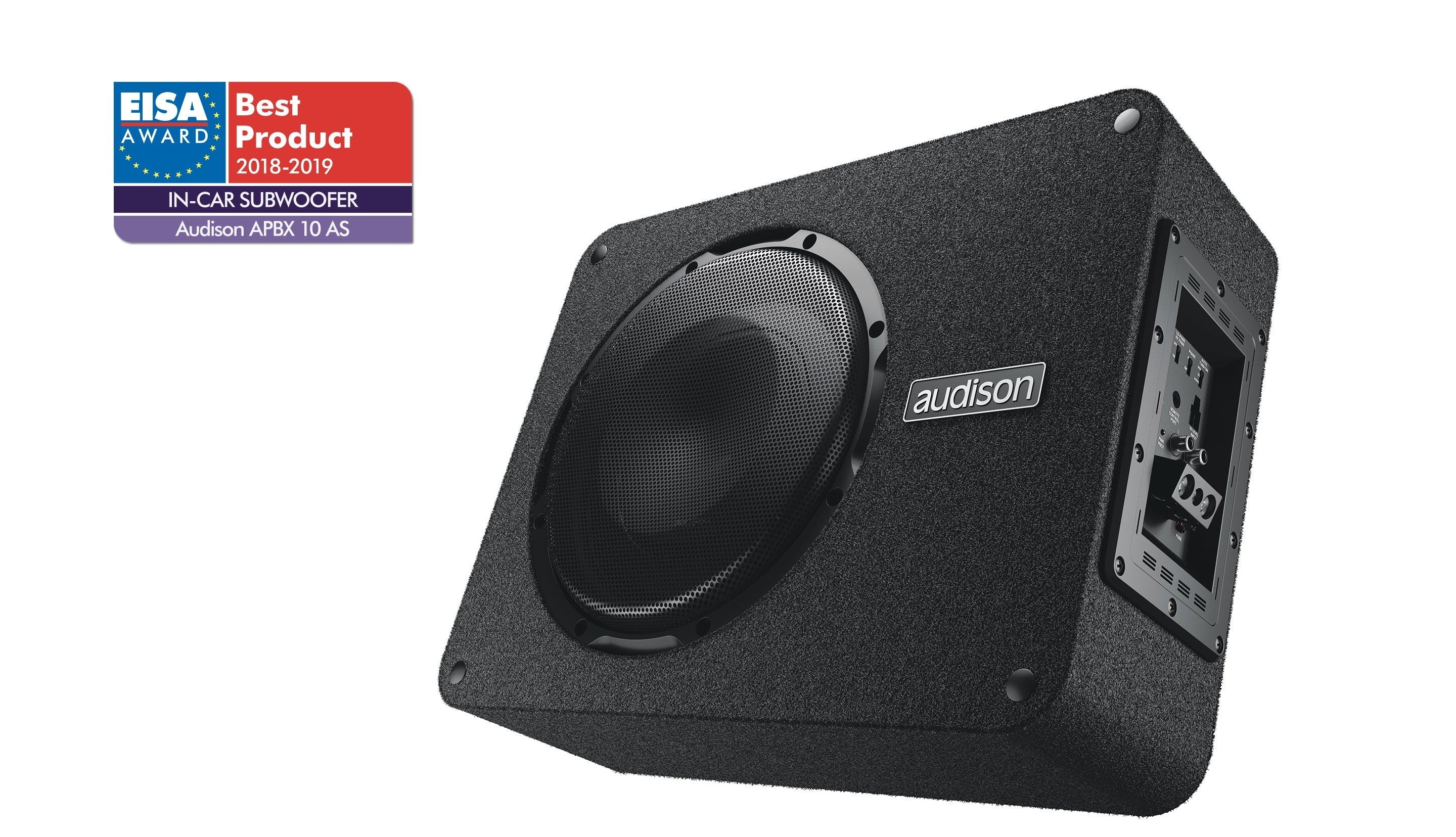 Audison APBX10 AS2 10" Built-in Amplifier Active  800W Bass Reflex Sub in custom Enclosure