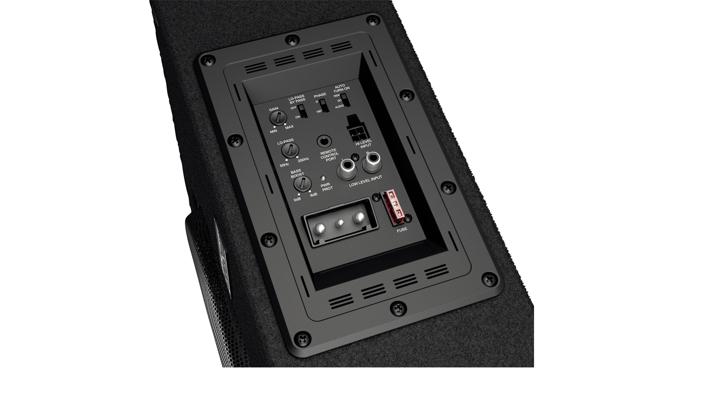 Audison APBX8 AS2 8" Built-in Amplifier Active 800W Bass Reflex Sub in custom Enclosure