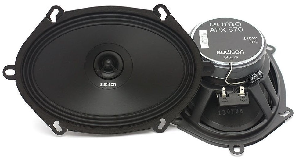 Audison APX570 200W 5" x 7" 2-Way Coaxial Car Speakers