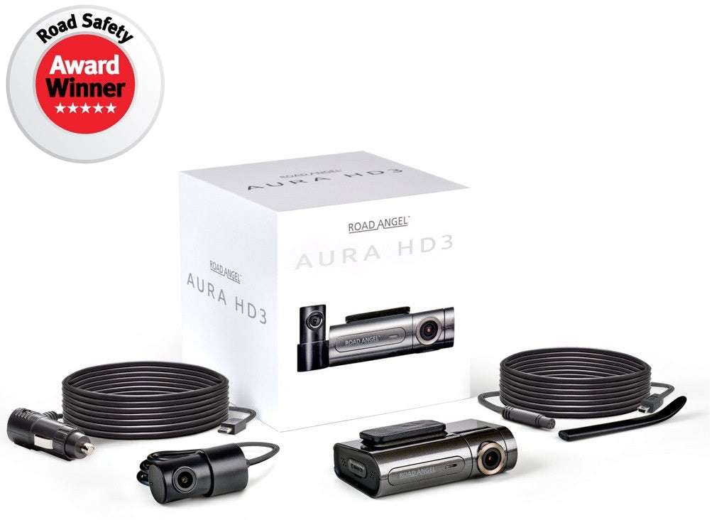 Road Angel AURA HD3 High Res 1440p Dash Cam (AURA HD3)