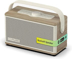 PURE Classic Aura - Ambient Portable Bluetooth Speaker - Cotton White/Oak