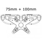 AVF ZML8360 Flat To Wall TV Wall Mount for Screens Up To 80"