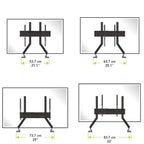AVF QB600S Extra Large Replacement TV Base for Screens up to 100" 68kg