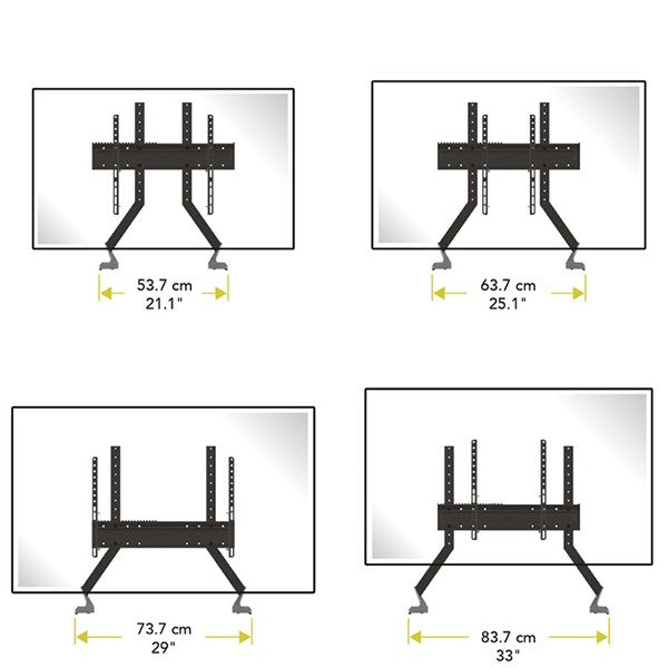 AVF QB600S Extra Large Replacement TV Base for Screens up to 100" 68kg