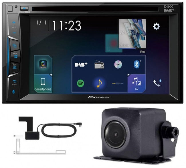 Pioneer AVH-A3200DAB + ND-BC8 6.2" Multimedia Player with Bluetooth, DAB/DAB+, Spotify & Siri Eyes Free
