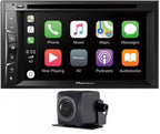Pioneer AVH-Z2200BT 6.2" DVD CarPlay TouchScreen Bluetooth iPhone Android Player Pioneer ND-BC8 Rear Camera