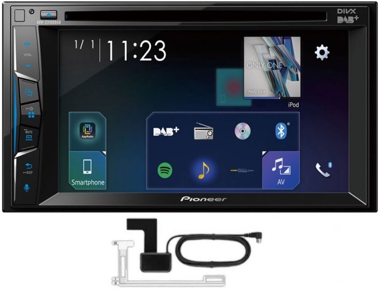 Pioneer AVH-Z3200DAB 6.2" Multimedia Player,Bluetooth, DAB/DAB+, AVH-Z3200DAB 6.2" Multimedia Player,Bluetooth, DAB/DAB+, Apple Carplay Android Auto control DAB Aerial