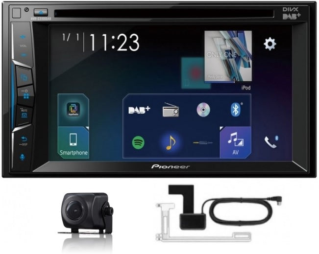 Pioneer AVH-Z3200DAB 6.2" Multimedia Player with Bluetooth, DAB/DAB+, Apple Carplay Android Auto control Aerial & Reverse Camera