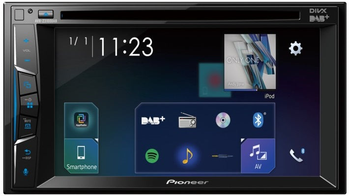 Pioneer AVH-Z3200DAB 6.2" Multimedia Player,Bluetooth, DAB/DAB+, Apple Carplay Android Auto control