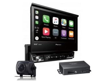 Pioneer AVH-Z7200DAB + AVIC-F260-2 Navigation + ND-BC9 Camera 7" Flip Out Apple CarPlay Android Auto, DAB+ Bluetooth