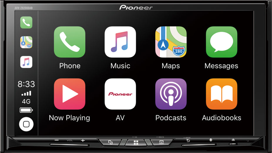 Pioneer AVH-Z9200DAB 7" Multimedia Player with Bluetooth, DAB/DAB+, Spotify & Siri Eyes CAMERA + DAB Aerial