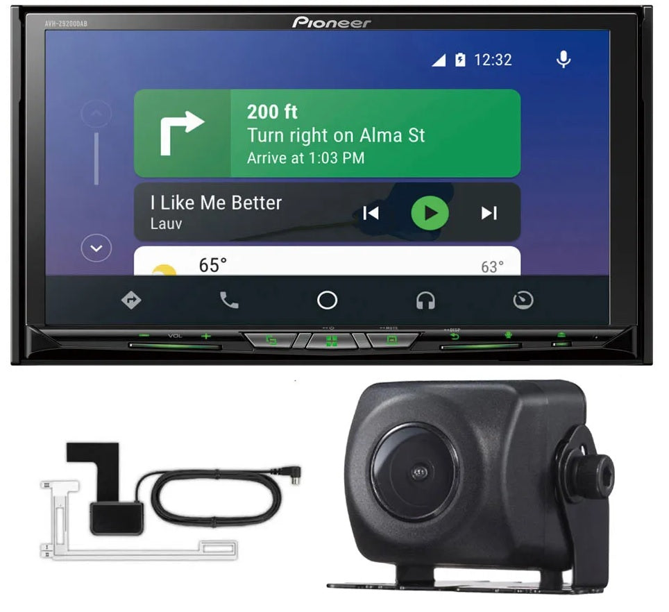 Pioneer AVH-Z9200DAB 7" Multimedia Player with Bluetooth, DAB/DAB+, Spotify & Siri Eyes CAMERA + DAB Aerial