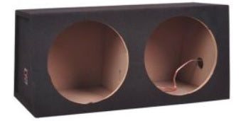 AVW D12SBX - Double Dual 12" Sealed MDF Carpeted Bassbox enclosure