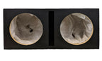 In Phase BX212PL Double Dual 12" Custom Slot Ported box MDF enclosure for 2 x 12" subwoofers