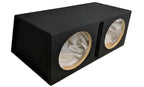 AVW DP12BX - Double Dual 12" Custom Slot Ported box MDF enclosure for 2 x 12" subwoofers
