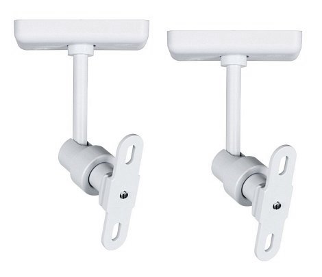 B-Tech BT342 Home Cinema Speaker Ceiling Mounts White (Pair)
