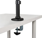 B-Tech BT7374 Twin Flat Screen Desk Mount with Double Arms in Graphite Black